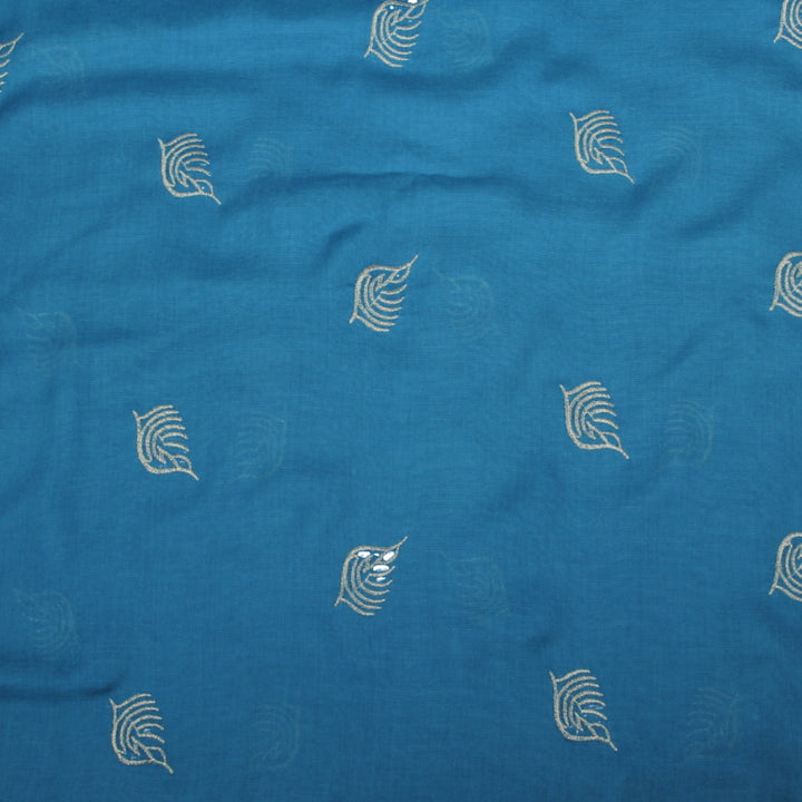 Lawn Embroadry-Teal