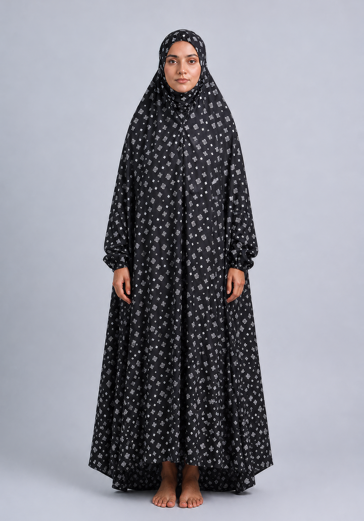 Black Namaz Chadar Design 2