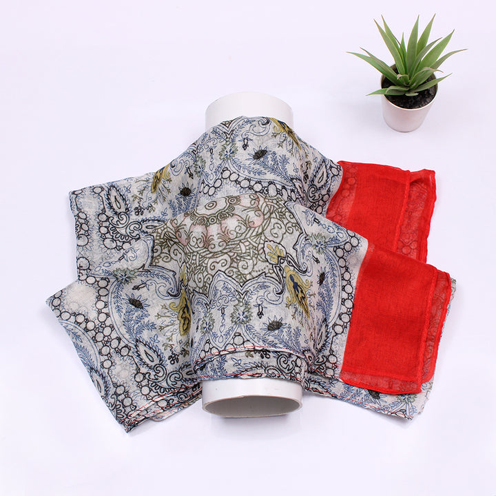 Yasmin Cotton Hijab - Red