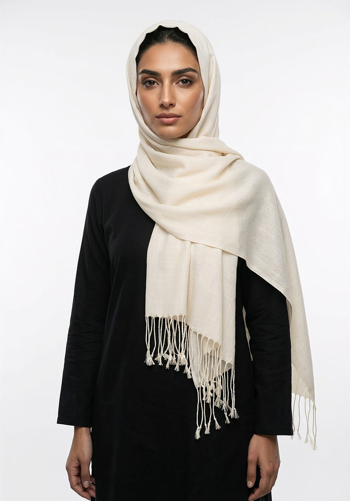 Arezoo Turkish Lawn Hijab - Off White