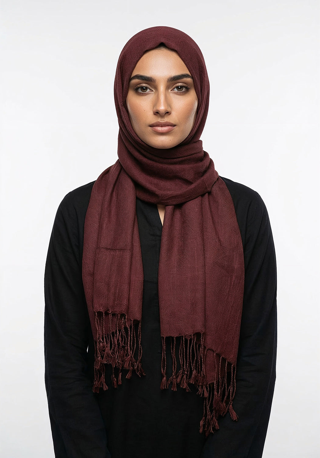 Arezoo Turkish Lawn Hijab - Dark Brown