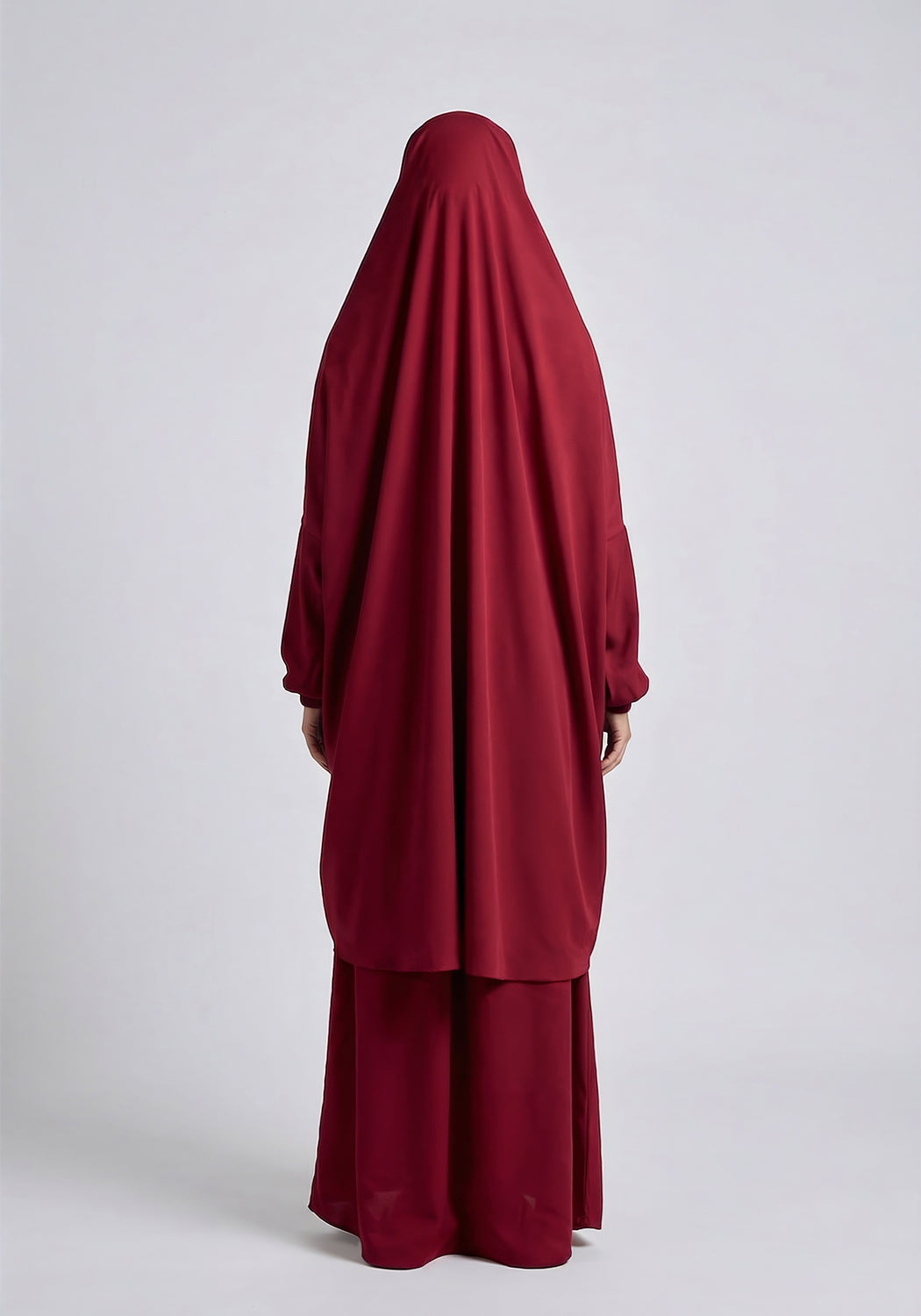 Two-Piece Jilbab - Maroon