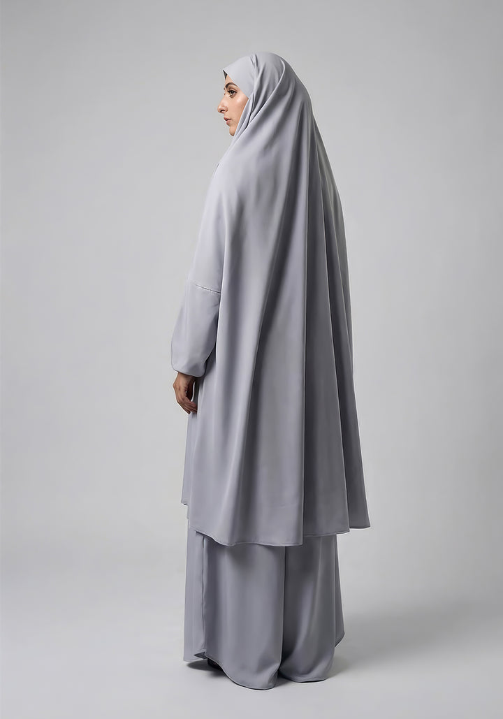 Two-Piece Jilbab - Grey