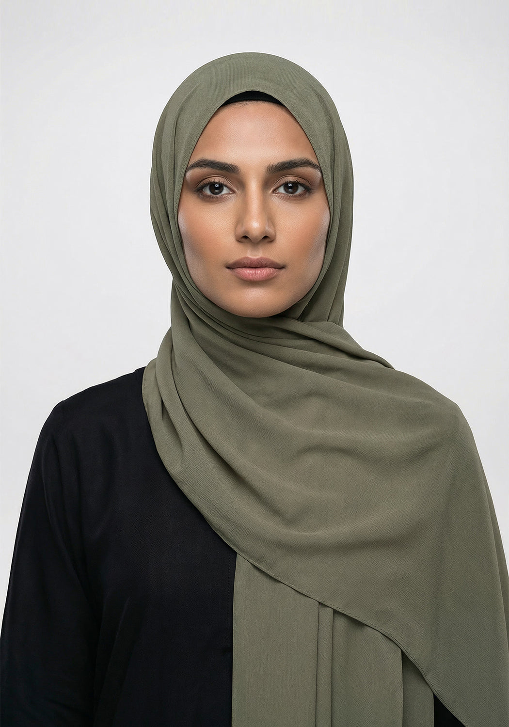 Plain Chiffon - Pista Green