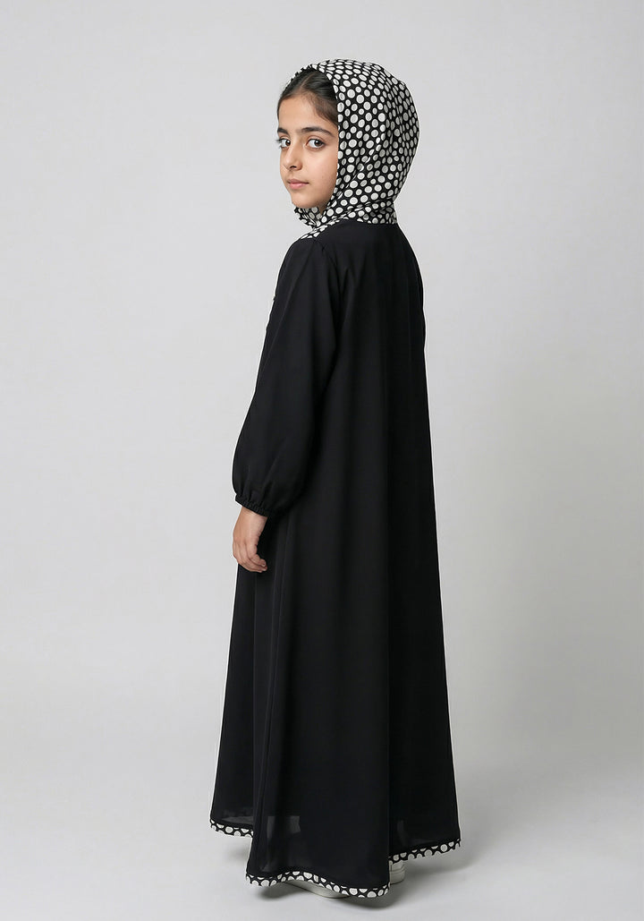Black Hoodie Abaya