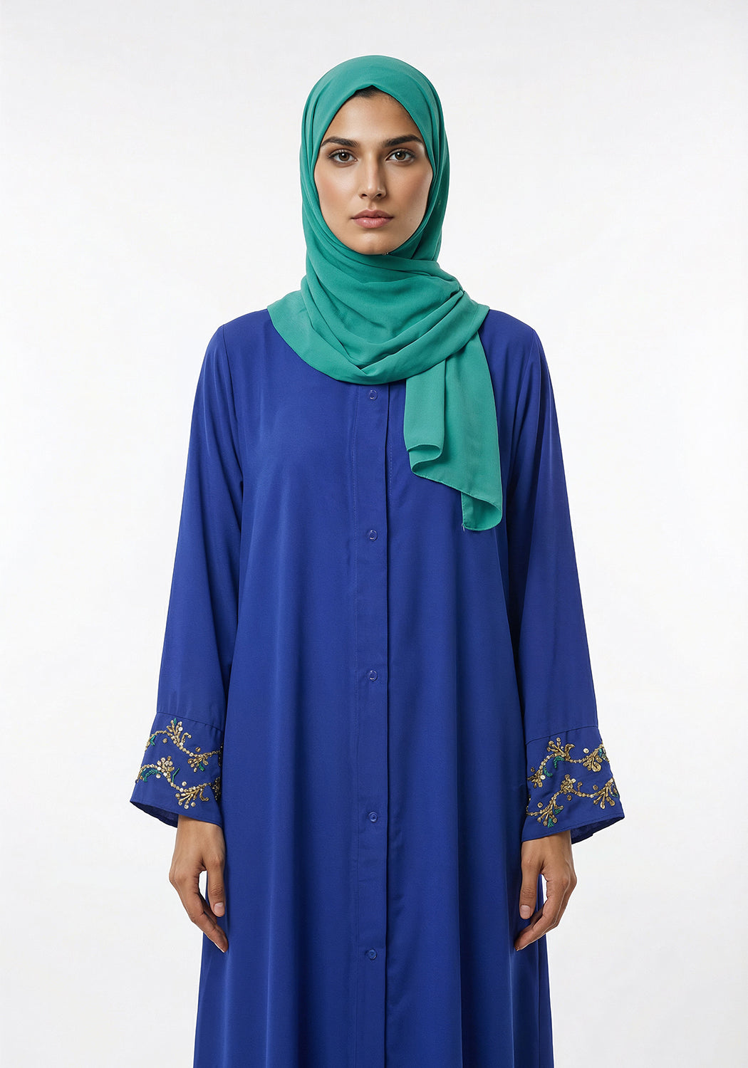 Sapphire Horizon Abaya - Skyline