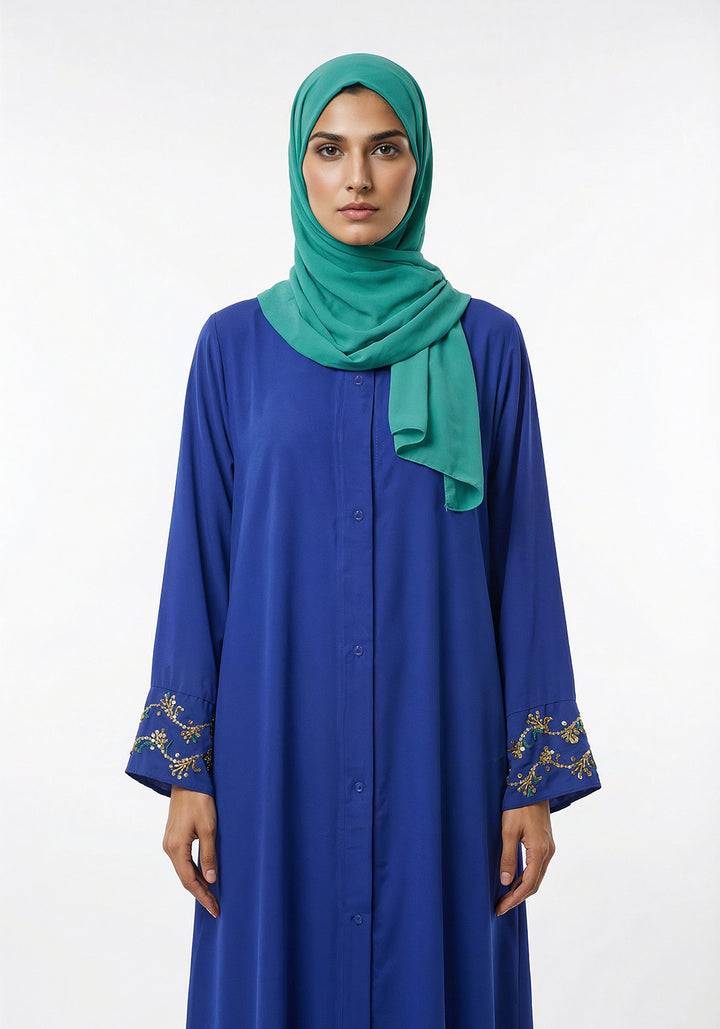 Sapphire Horizon Abaya - Skyline