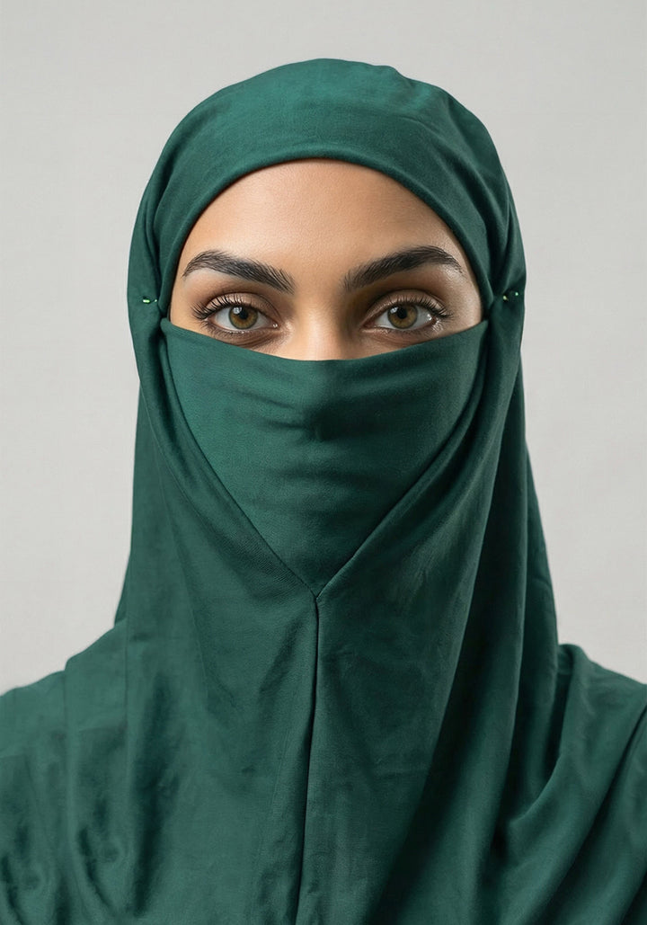 Meera Ready to wear Hijab-Green