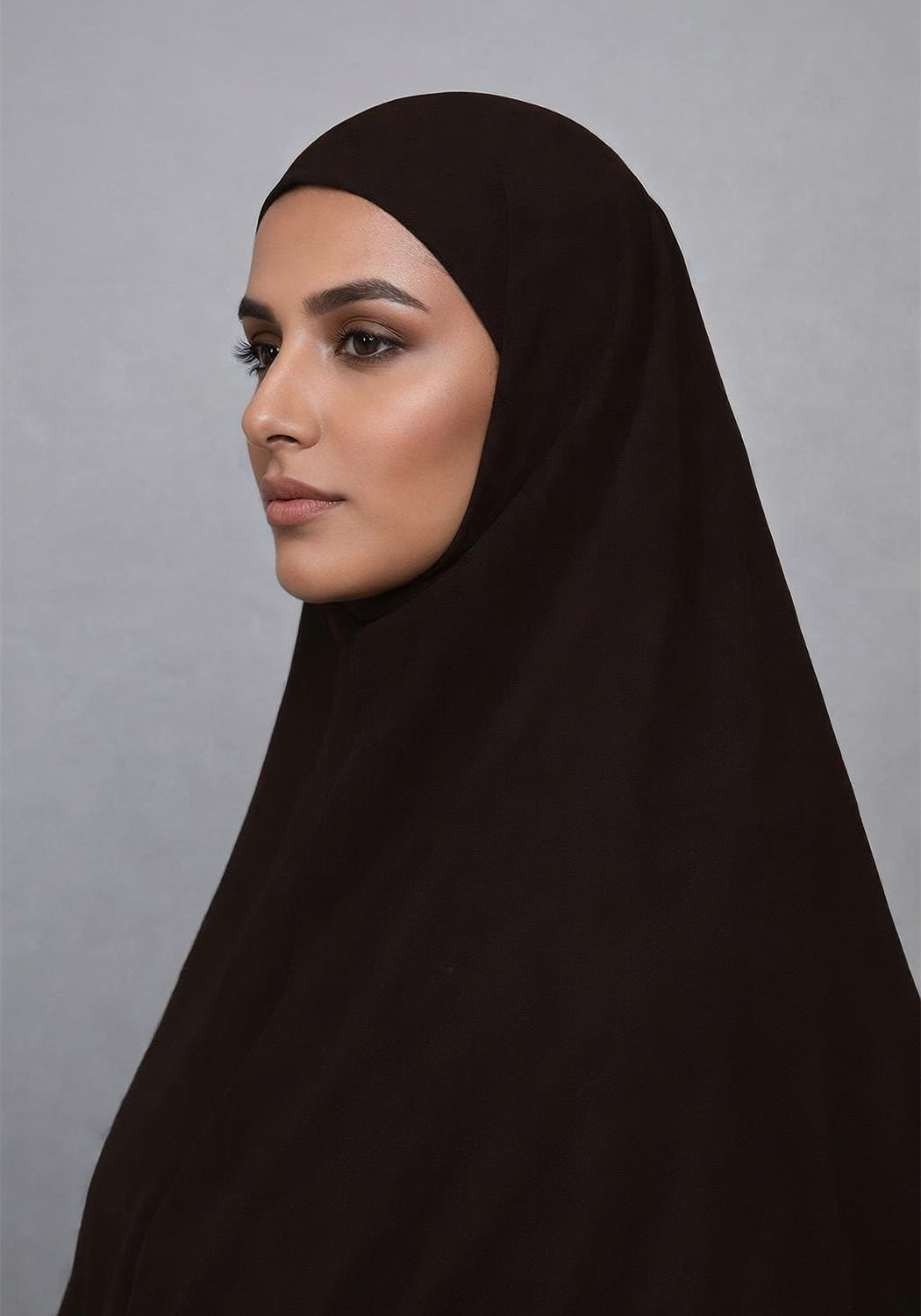 Makhna Hijab - Dark Brown
