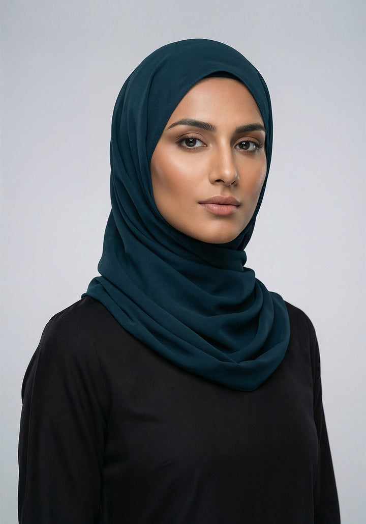 Plain Chiffon - Teal