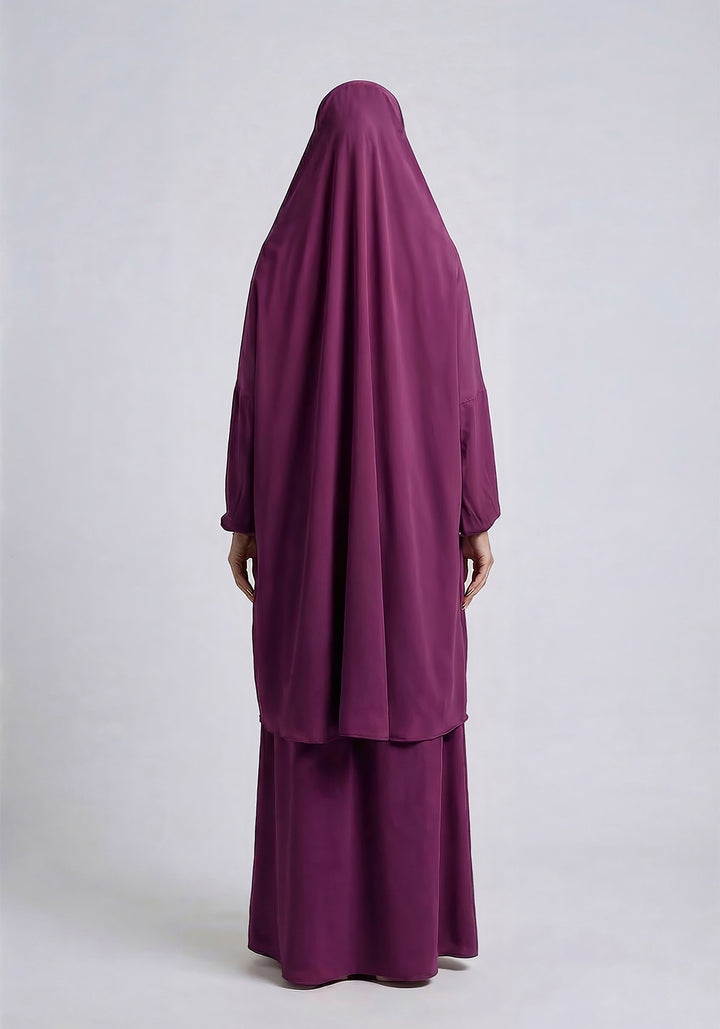 Two-Piece Jilbab - Purple
