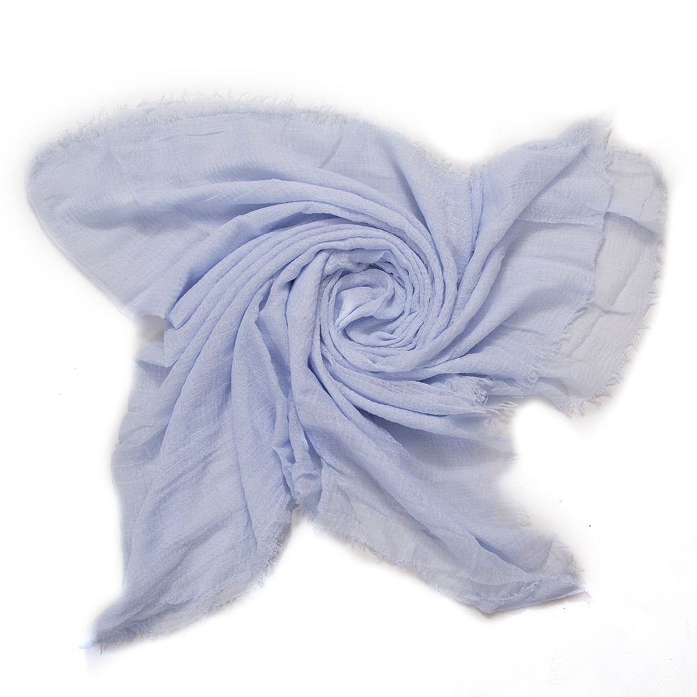 The blue Crimps Hijab