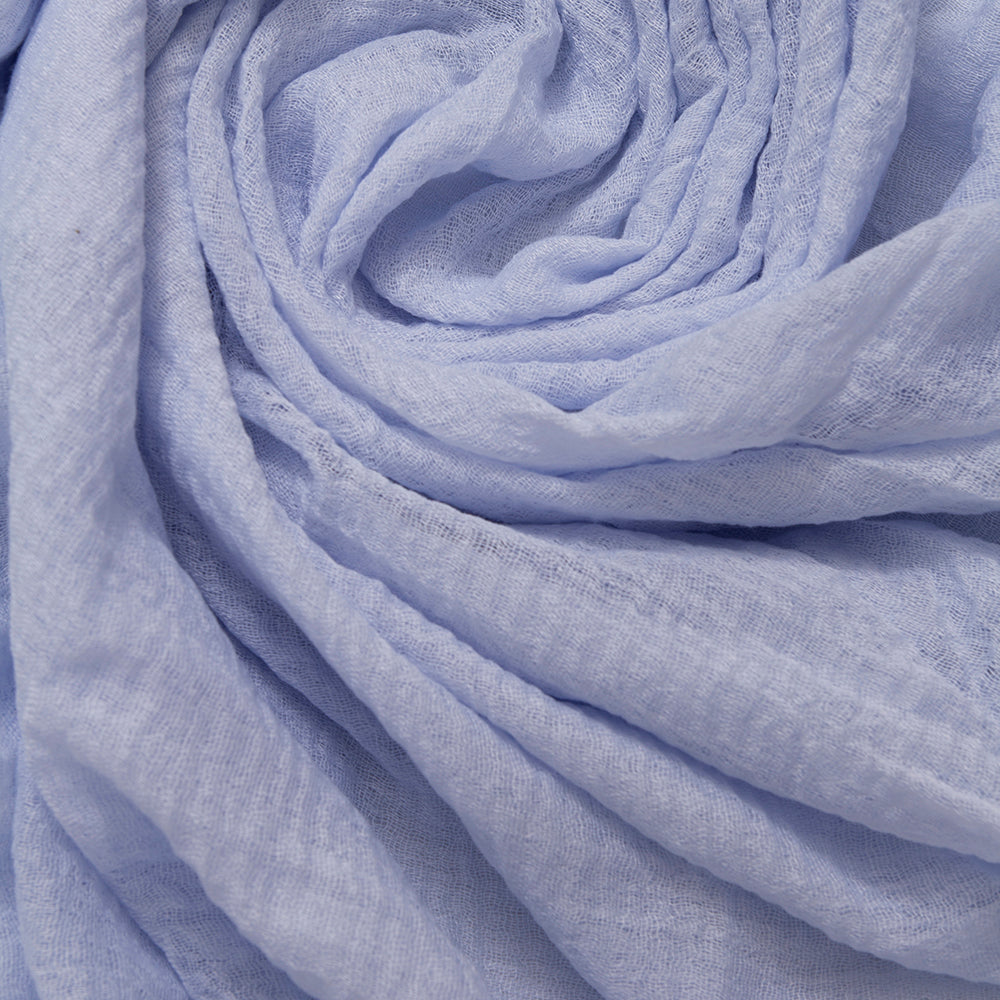 The blue Crimps Hijab