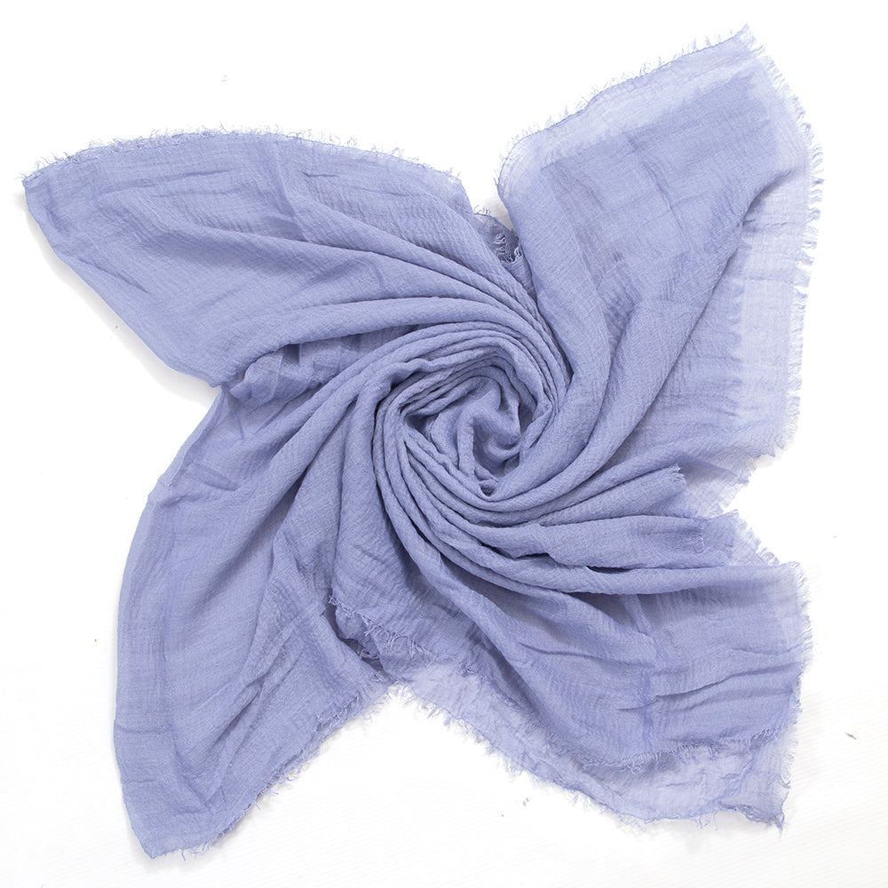 The blue Crimps Hijab