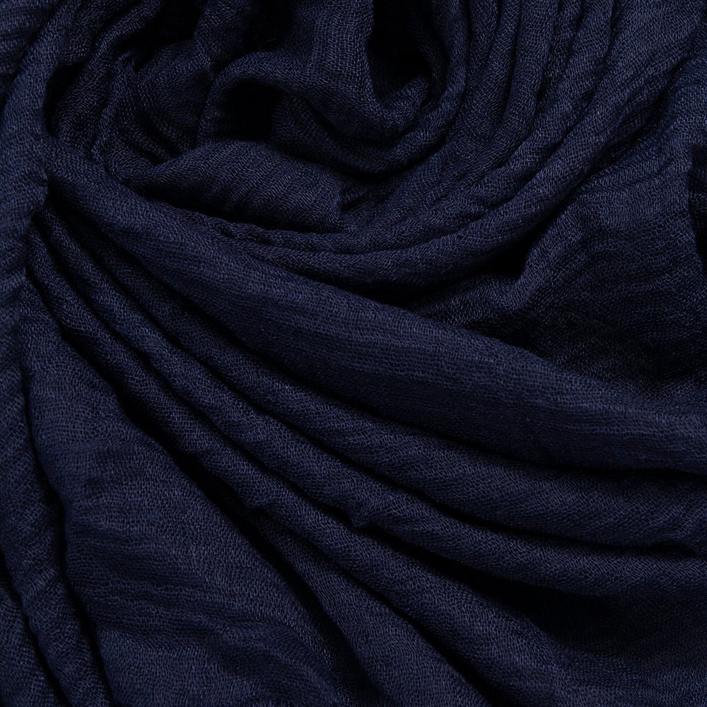 The blue Crimps Hijab