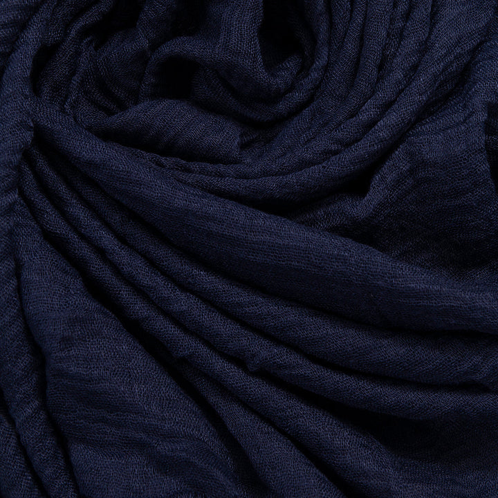 The blue Crimps Hijab